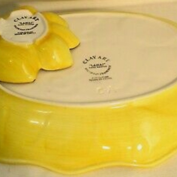 *Lanai Clay Art Pineapple Chip & Dip Bowl Set - Picture 3 of 3